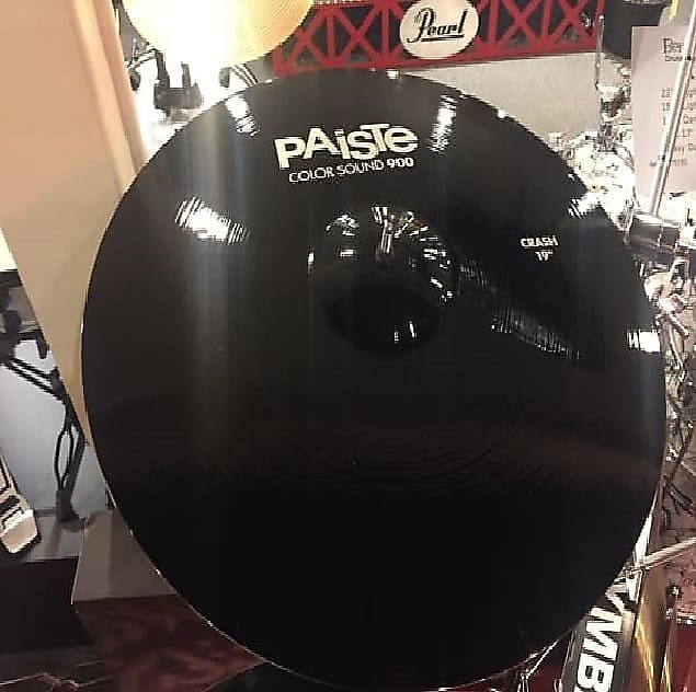 Cymbale crash Paiste 19" Color Sound série 900 noire *EN STOCK*